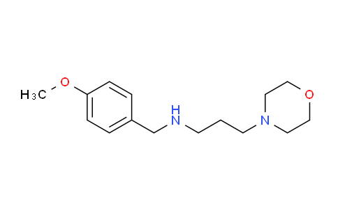 CAS No. 436096-93-4, N-(4-Methoxybenzyl)-3-morpholinopropan-1-amine