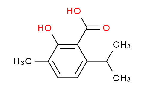 CAS No. 4389-53-1, 2-Hydroxy-6-isopropyl-3-Methylbenzoic acid
