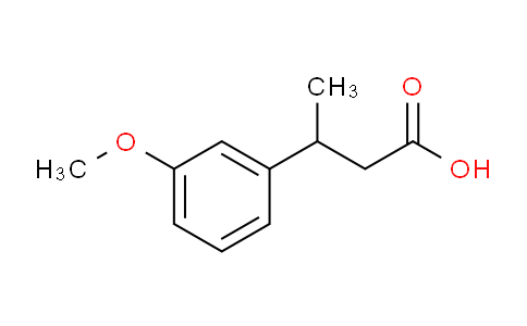 CAS No. 4401-20-1, 3-(3-methoxyphenyl)butanoic acid
