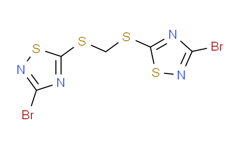 CAS No. 444791-14-4, Bis((3-bromo-1,2,4-thiadiazol-5-yl)thio)methane