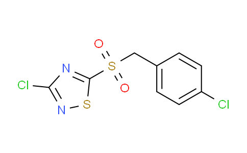 CAS No. 444791-19-9, 3-chloro-5-[(4-chlorophenyl)methylsulfonyl]-1,2,4-thiadiazole