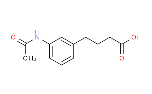 CAS No. 4505-33-3, 4-(3-acetamidophenyl)butanoic acid
