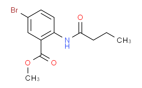 CAS No. 452349-54-1, Methyl 5-bromo-2-butyramidobenzoate