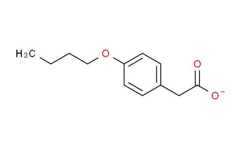 CAS No. 4547-57-3, 2-(4-butoxyphenyl)acetate