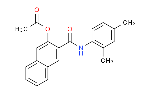 CAS No. 4569-00-0, acetic acid [3-[(2,4-dimethylanilino)-oxomethyl]-2-naphthalenyl] ester