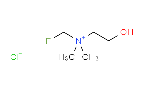 CAS No. 459424-38-5, N-(Fluoromethyl)-2-hydroxy-N,N-dimethylethanaminium chloride