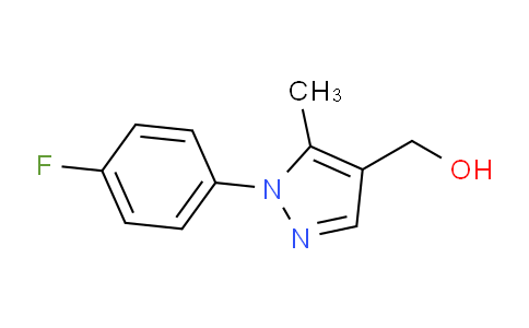 CAS No. 465514-37-8, [1-(4-fluorophenyl)-5-methyl-4-pyrazolyl]methanol