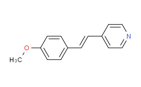 CAS No. 46739-60-0, 4-[2-(4-methoxyphenyl)ethenyl]pyridine