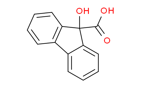 CAS No. 467-69-6, 9-Hydroxy-9-fluorenecarboxylic acid