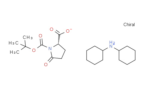 CAS No. 4677-75-2, Dicyclohexylammonium (S)-1-(tert-butoxycarbonyl)-5-oxopyrrolidine-2-carboxylate
