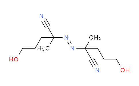 CAS No. 4693-47-4, 2,2'-(Diazene-1,2-diyl)bis(5-hydroxy-2-methylpentanenitrile)