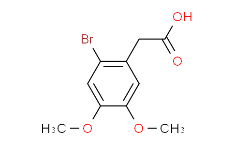 CAS No. 4697-62-5, 2-Bromo-4,5-dimethoxyphenylacetic acid