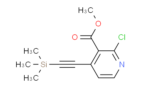 CAS No. 470463-44-6, 2-chloro-4-(2-trimethylsilylethynyl)-3-pyridinecarboxylic acid methyl ester