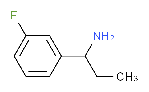 CAS No. 473732-57-9, 1-(3-Fluorophenyl)propan-1-amine