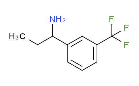 CAS No. 473732-59-1, 1-[3-(Trifluoromethyl)phenyl]propylamine
