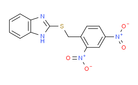 CAS No. 475977-79-8, 2-(2,4-Dinitrobenzylthio)-1H-benzo[d]imidazole