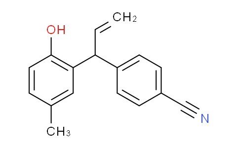 CAS No. 4763-40-0, 4-[1-(2-hydroxy-5-methylphenyl)prop-2-enyl]benzonitrile