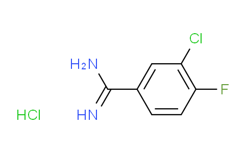 CAS No. 477844-52-3, 3-Chloro-4-fluorobenzimidamide hydrochloride