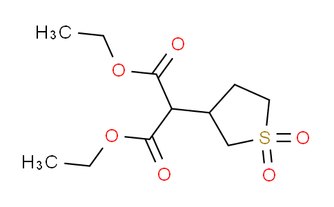 CAS No. 4785-62-0, 2-(1,1-dioxido-3-thiolanyl)propanedioic acid diethyl ester