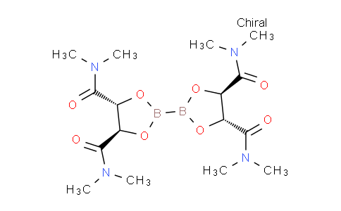 CAS No. 480438-22-0, (4R,5R)-2-[(4R,5R)-4,5-bis[dimethylamino(oxo)methyl]-1,3,2-dioxaborolan-2-yl]-N4,N4,N5,N5-tetramethyl-1,3,2-dioxaborolane-4,5-dicarboxamide