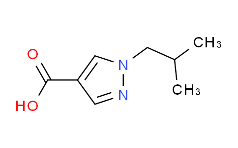 CAS No. 4810-79-1, 1-(2-methylpropyl)-4-pyrazolecarboxylic acid