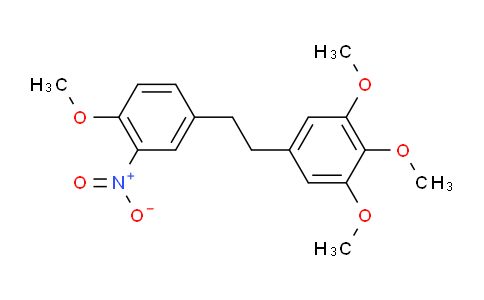 CAS No. 482288-62-0, 1,2,3-trimethoxy-5-[2-(4-methoxy-3-nitrophenyl)ethyl]benzene