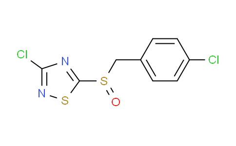 CAS No. 486997-65-3, 3-chloro-5-[(4-chlorophenyl)methylsulfinyl]-1,2,4-thiadiazole