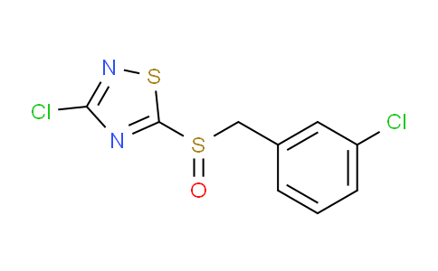 CAS No. 486997-74-4, 3-chloro-5-[(3-chlorophenyl)methylsulfinyl]-1,2,4-thiadiazole