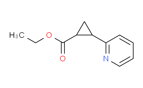 CAS No. 4903-95-1, 2-(2-pyridinyl)-1-cyclopropanecarboxylic acid ethyl ester