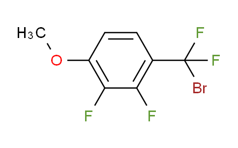 CAS No. 4910-40-1, 1-[bromo(difluoro)methyl]-2,3-difluoro-4-methoxybenzene