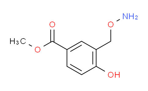 CAS No. 493-04-9, 3-(aminooxymethyl)-4-hydroxybenzoic acid methyl ester