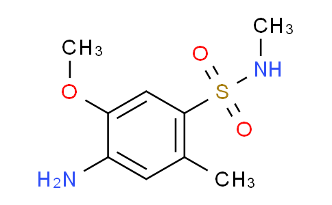 CAS No. 49564-57-0, 4-Amino-5-methoxy-N,2-dimethylbenzenesulfonamide
