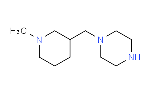 CAS No. 496808-03-8, 1-((1-Methylpiperidin-3-yl)methyl)piperazine