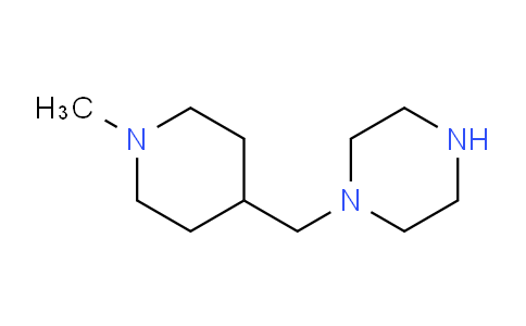 CAS No. 496808-04-9, 1-((1-Methylpiperidin-4-yl)methyl)piperazine