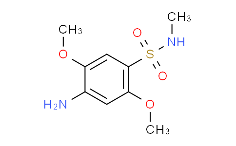 CAS No. 49701-24-8, 4-Amino-2,5-dimethoxy-N-methylbenzenesulfonamide