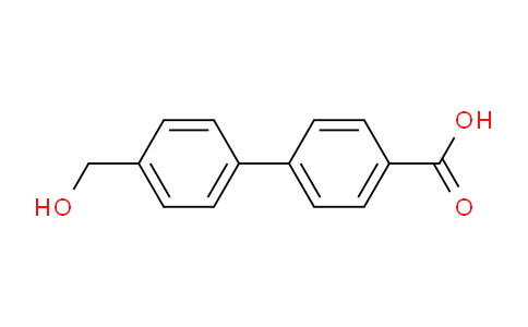 CAS No. 49743-87-5, 4-[4-(hydroxymethyl)phenyl]benzoic acid