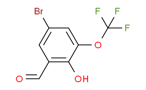 CAS No. 497959-32-7, 5-Bromo-2-hydroxy-3-(trifluoromethoxy)benzaldehyde