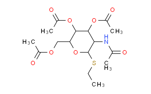 CAS No. 49810-41-5, (5-Acetamido-3,4-diacetyloxy-6-ethylsulfanyloxan-2-yl)methyl acetate