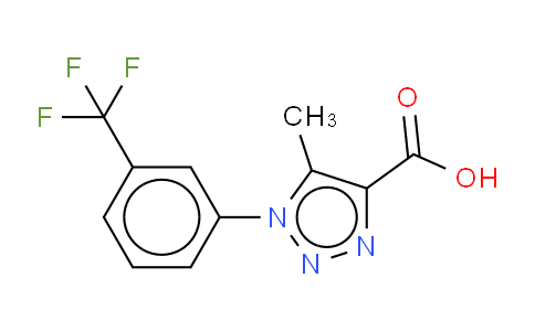 CAS No. 499771-21-0, 5-Methyl-1-[3-(trifluoromethyl)phenyl]-4-triazolecarboxylic acid