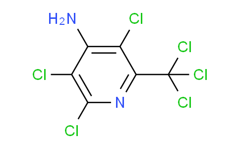 CAS No. 5005-62-9, 4-Amino-3,5,6-trichloro-2-(trichloromethyl)pyridine