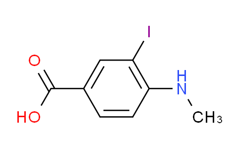 CAS No. 500699-01-4, 3-Iodo-4-(methylamino)benzoic acid