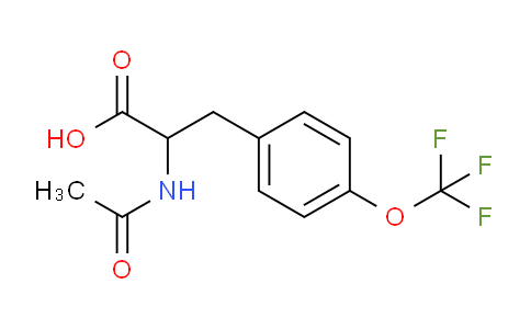 CAS No. 500912-21-0, 2-acetamido-3-[4-(trifluoromethoxy)phenyl]propanoic acid
