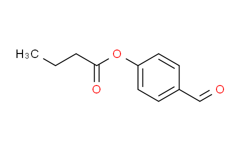 CAS No. 50262-49-2, (4-Formylphenyl) butanoate