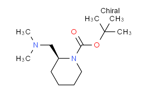 CAS No. 502633-95-6, (S)-tert-Butyl 2-((dimethylamino)methyl)piperidine-1-carboxylate