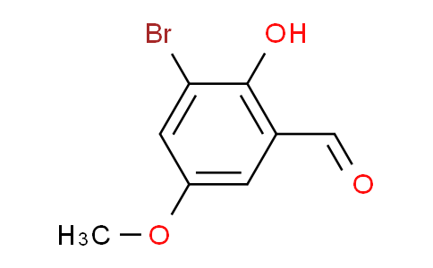 CAS No. 50343-02-7, 3-bromo-2-hydroxy-5-methoxybenzaldehyde