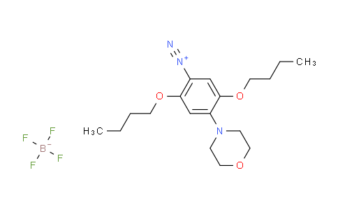 CAS No. 50543-78-7, 2,5-dibutoxy-4-(4-morpholinyl)benzenediazonium tetrafluoroborate
