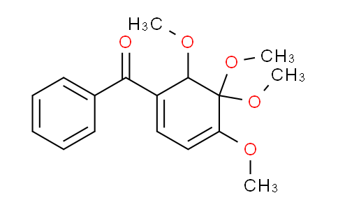 CAS No. 50625-53-1, phenyl-(4,5,5,6-tetramethoxy-1-cyclohexa-1,3-dienyl)methanone