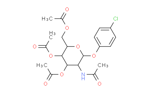 CAS No. 50729-97-0, [5-Acetamido-3,4-diacetyloxy-6-(4-chlorophenoxy)oxan-2-yl]methyl acetate