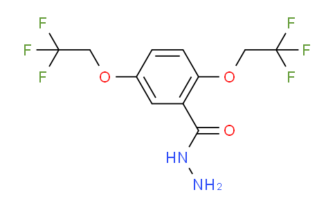 CAS No. 50778-75-1, 2,5-Bis(2,2,2-trifluoroethoxy)benzohydrazide