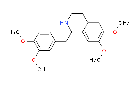 CAS No. 50896-90-7, 1-[(3,4-dimethoxyphenyl)methyl]-6,7-dimethoxy-1,2,3,4-tetrahydroisoquinoline